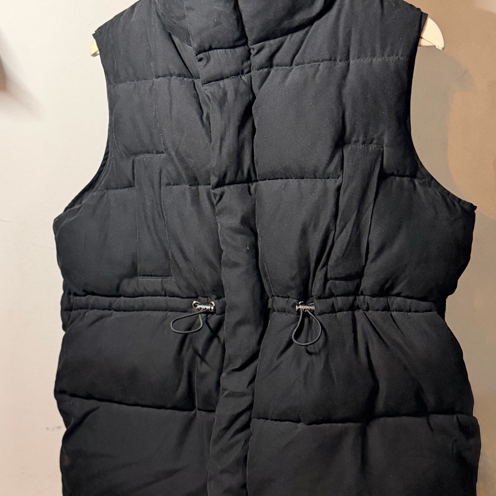 Swank Black Puffer Vest – Size S